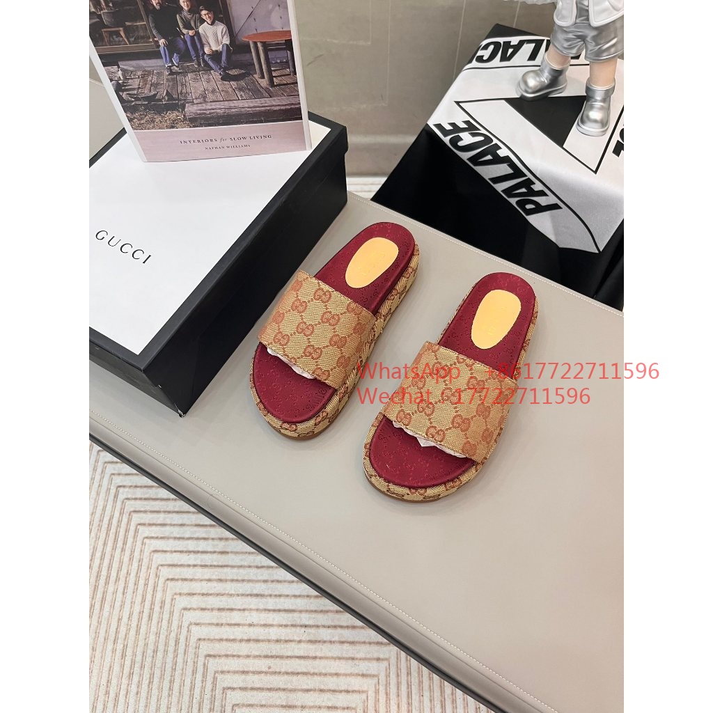 Original Gucci Brown Casual Sandals for men - Image 8